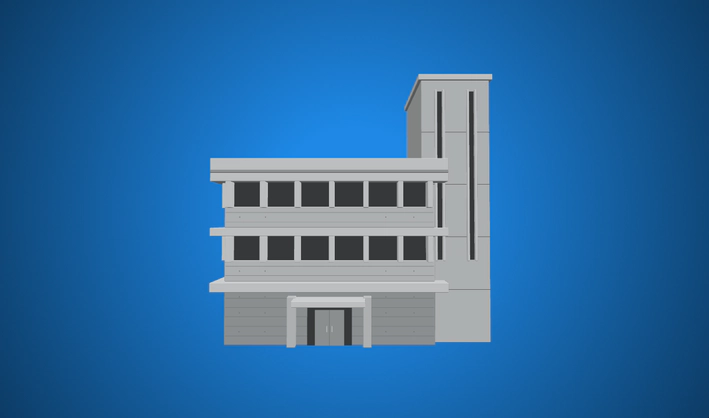 Brutalist Building
