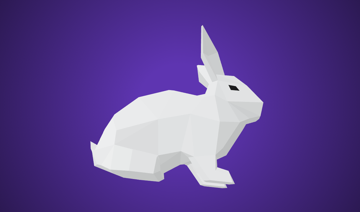 Rabbit - Free 3D Model By Poly by Google - Poly Pizza