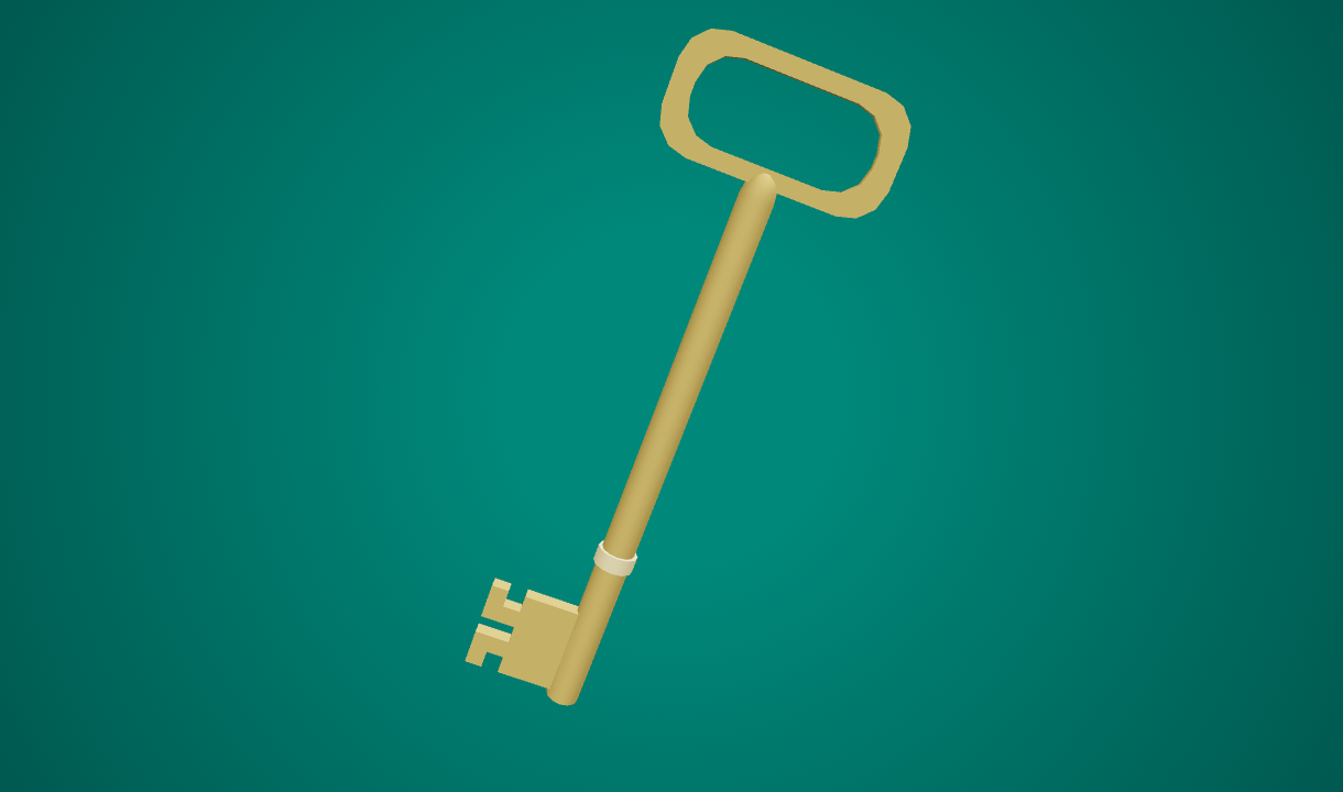 Key - Free 3D Model By iPoly3D - Poly Pizza
