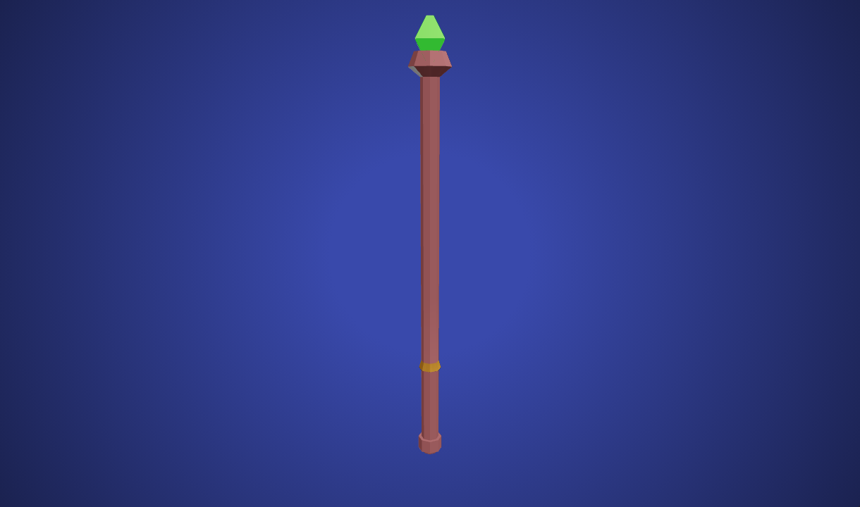 Magic Wand - Free 3D Model By khiem012156 - Poly Pizza