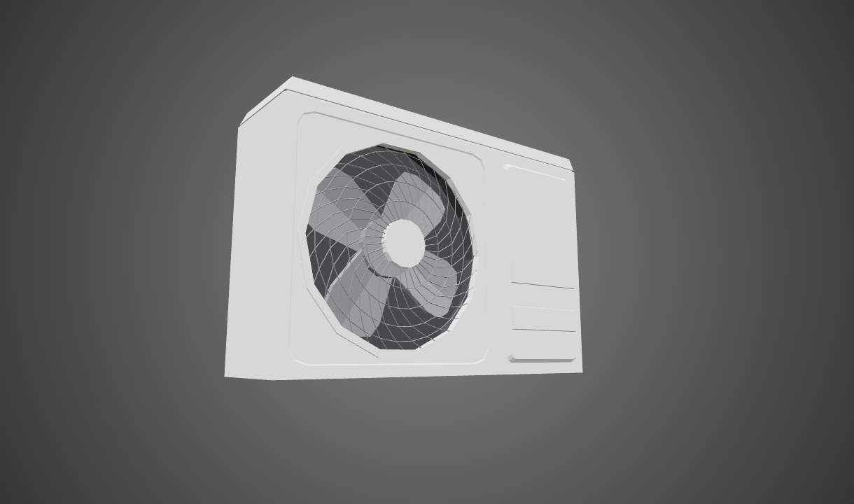 Air Conditioner - Free 3D Model By J-Toastie - Poly Pizza