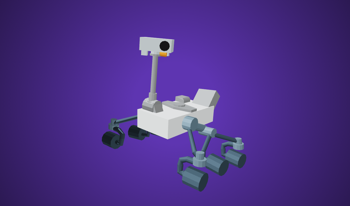 Curiosity Rover - Free 3D Model By Keen Chan - Poly Pizza