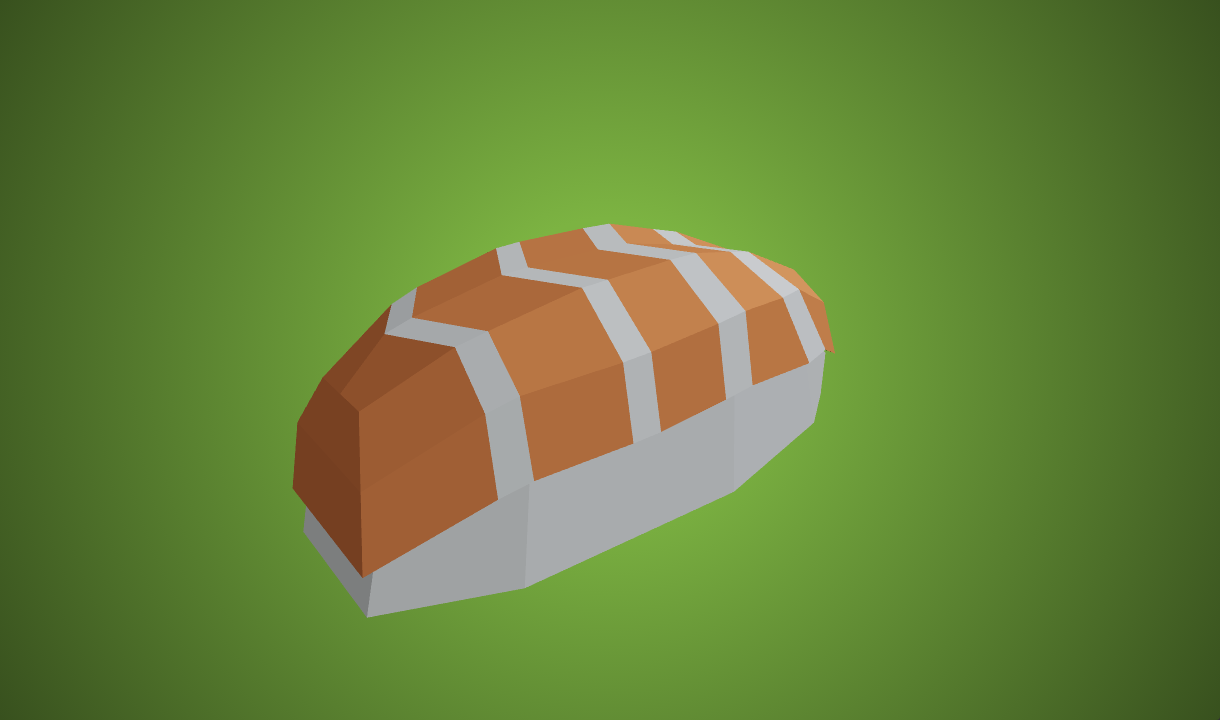 Sushi Nigiri - Free 3D Model By Quaternius - Poly Pizza