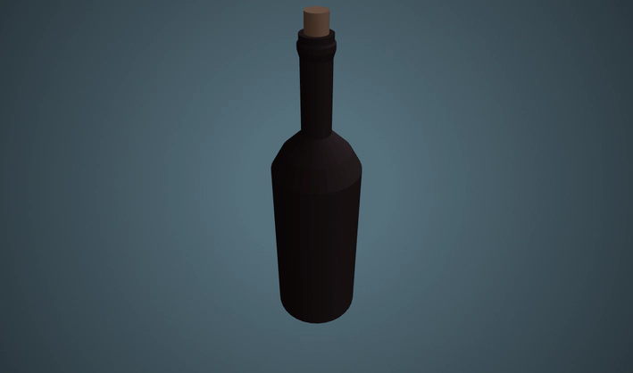 Wine Bottle A