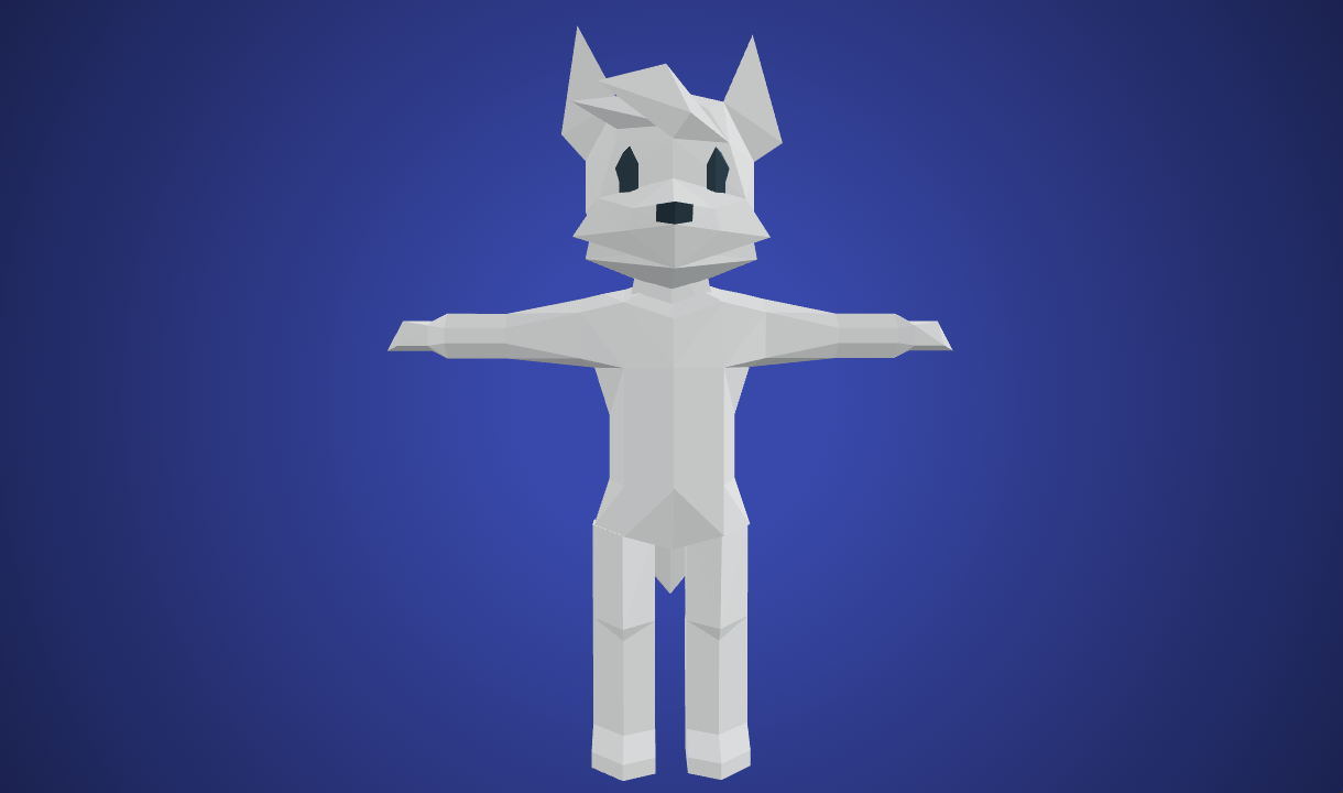 Poly 2d Furry Model Furry boi v2 - Free 3D Model By Yogoshimo 2.0 - Poly Pizza