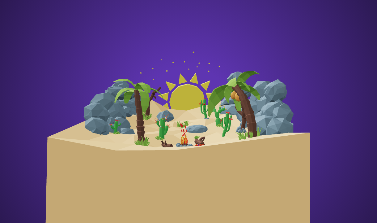 Wild West Scene - Free 3D Model By Jacques Fourie - Poly Pizza