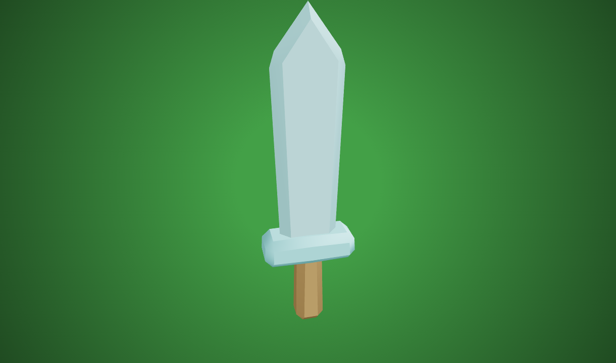 Sword Diamond - Free 3D Model By Quaternius - Poly Pizza