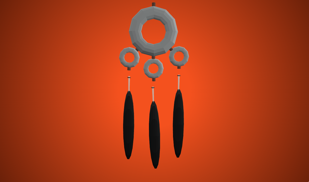Dream catcher - Free 3D Model By Justin Randall - Poly Pizza