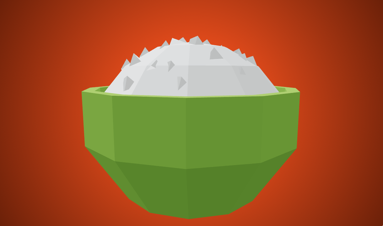 Round Rice Bowl - Free 3D Model By Jarlan Perez - Poly Pizza