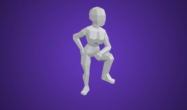 Woman Base Posed