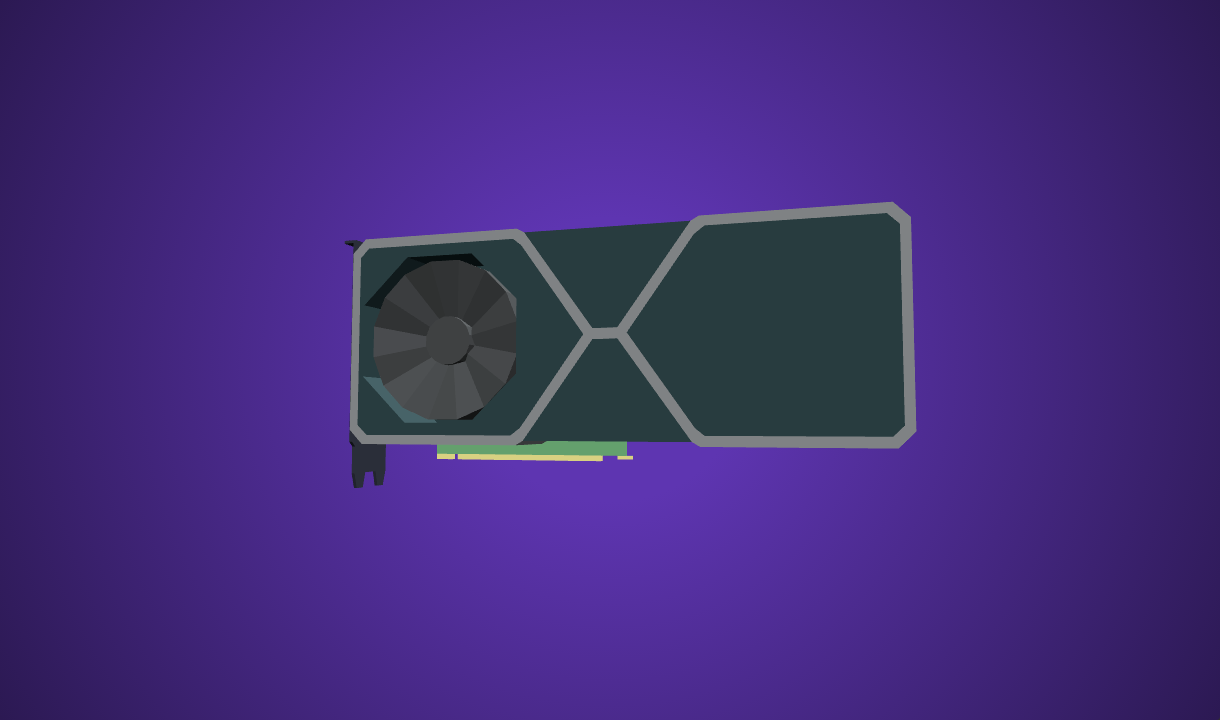 Gpu Model Download Graphics card - Free 3D Model By pgonarg - Poly Pizza