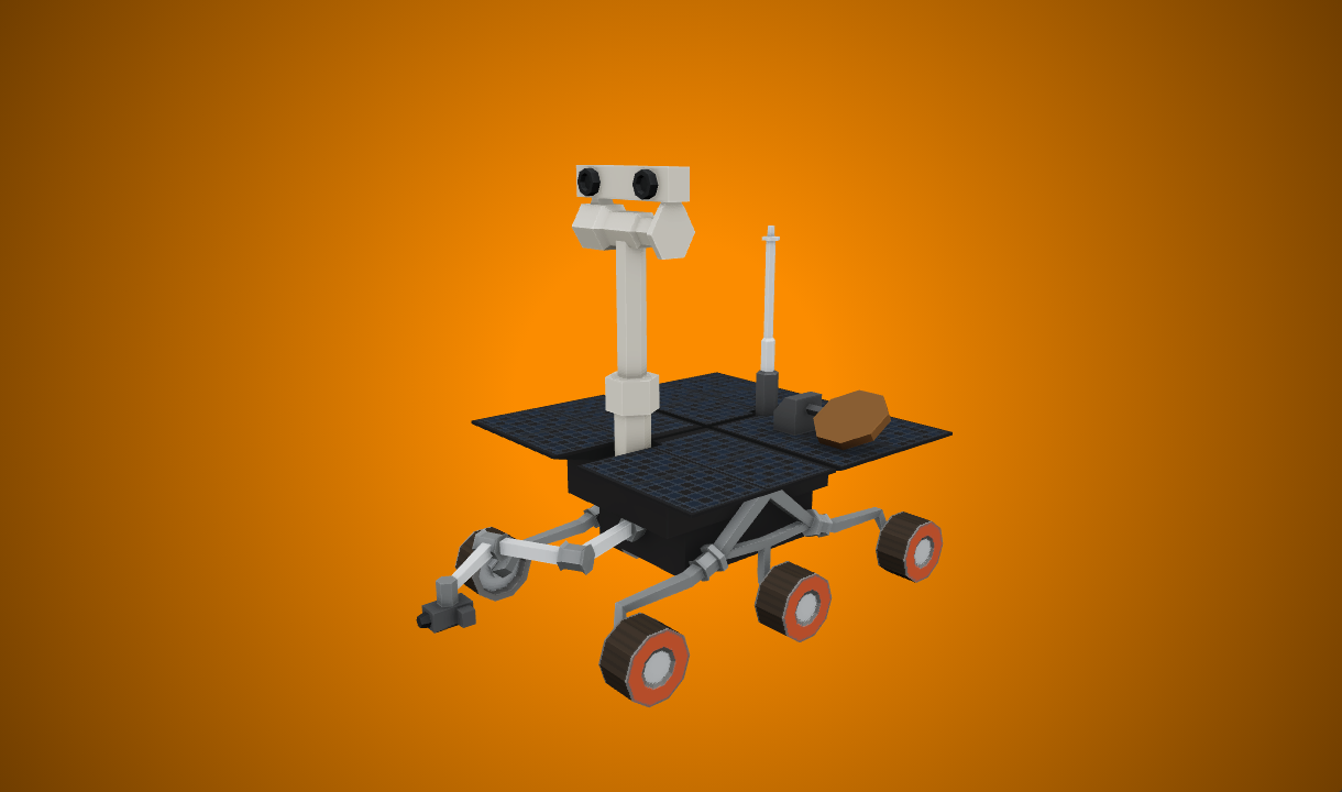 Space rover - Free 3D Model By Poly by Google - Poly Pizza