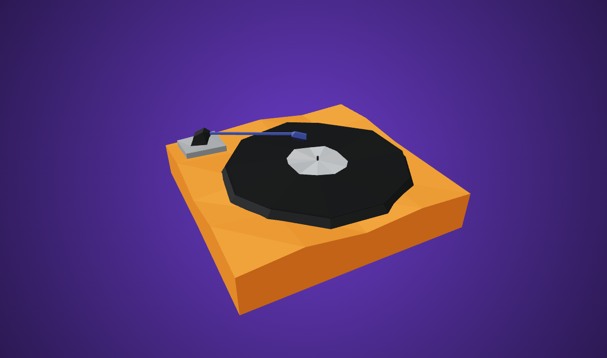 Record Player - Free 3D Model By Ginsta - Poly Pizza