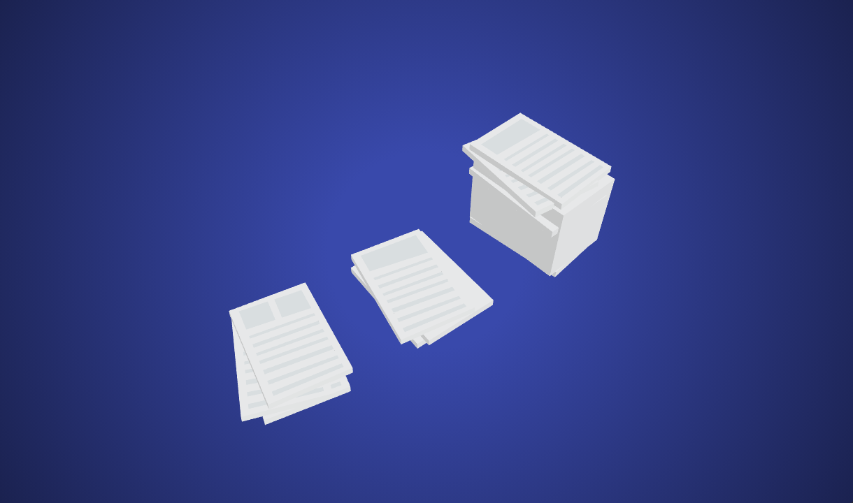 Various Stacks of Paper - Free 3D Model By Jarlan Perez - Poly Pizza