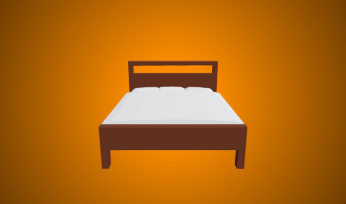 Wooden Bed