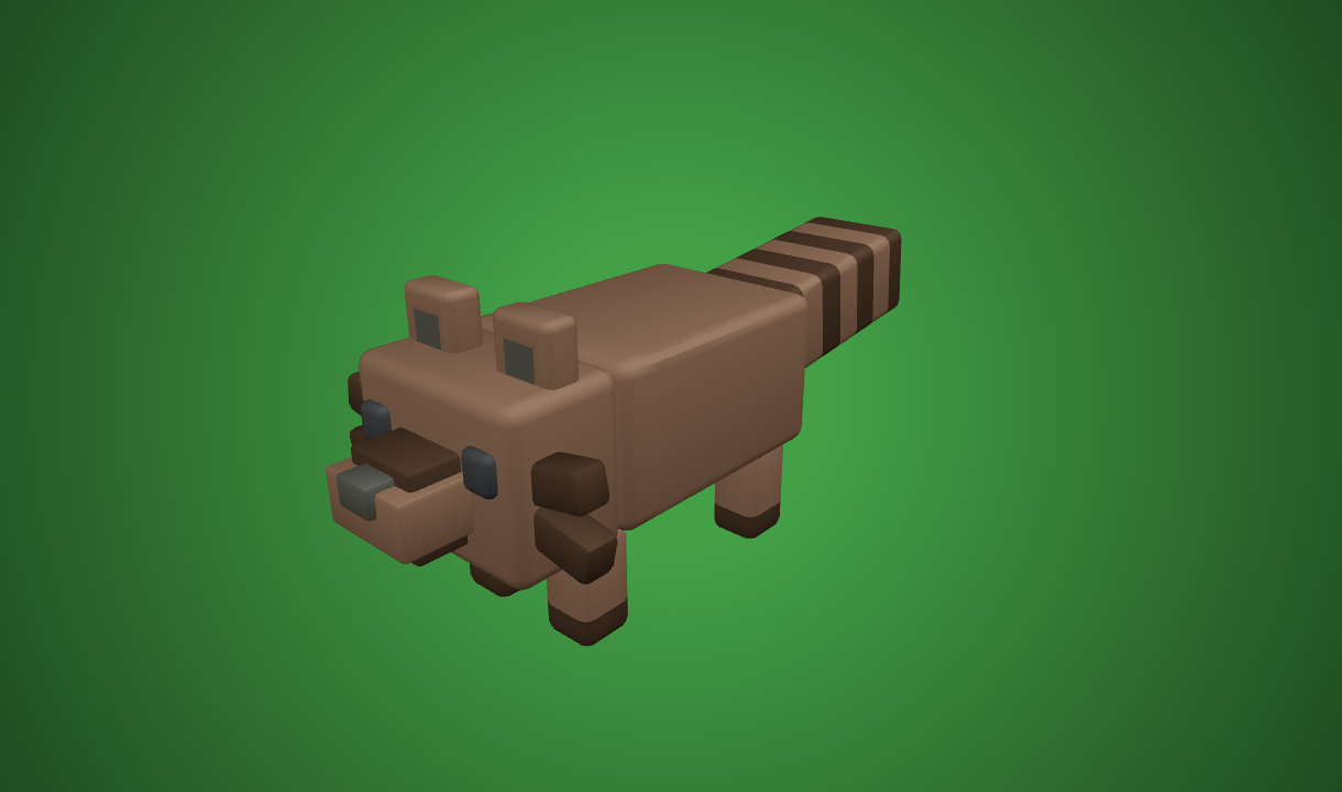 Raccoon - Free 3D Model By Quaternius - Poly Pizza