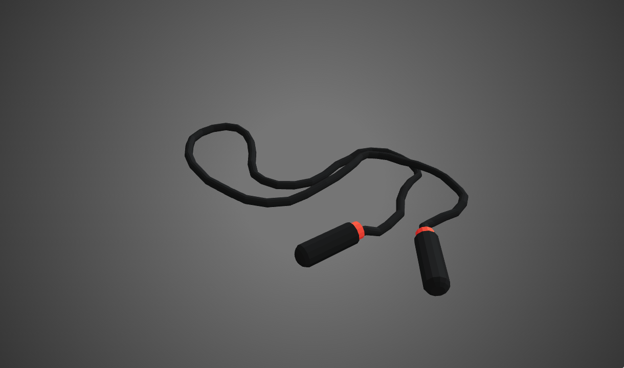 Model Jumping Rope Jump Rope - Free 3D Model By Jarlan Perez - Poly Pizza