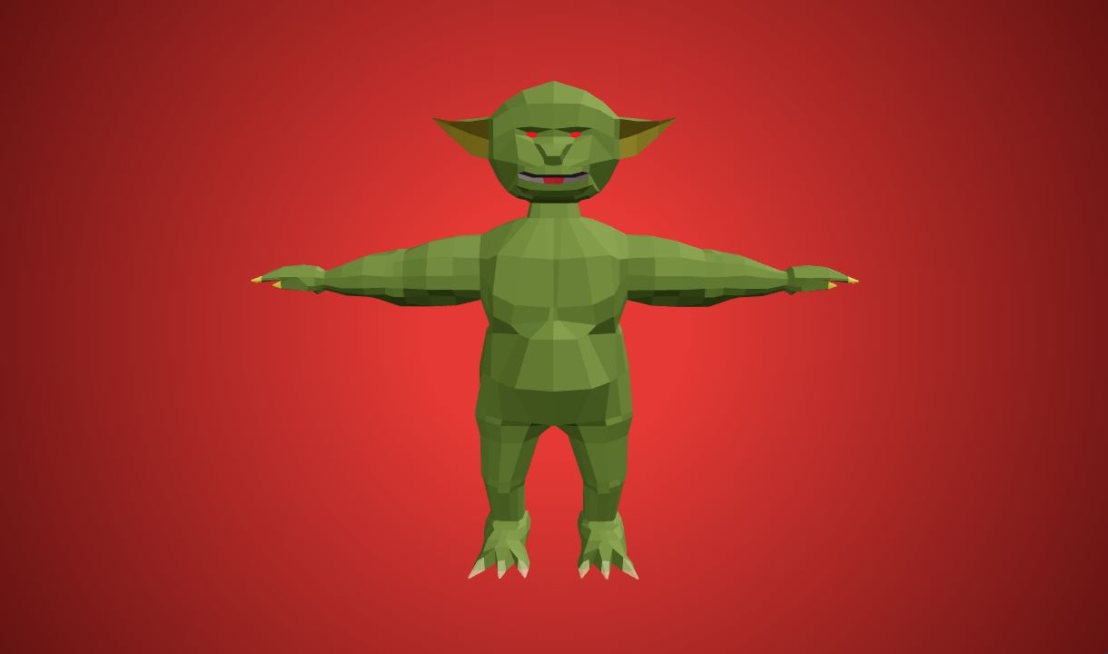 Goblin - Free 3D Model By Eric Oudin - Poly Pizza