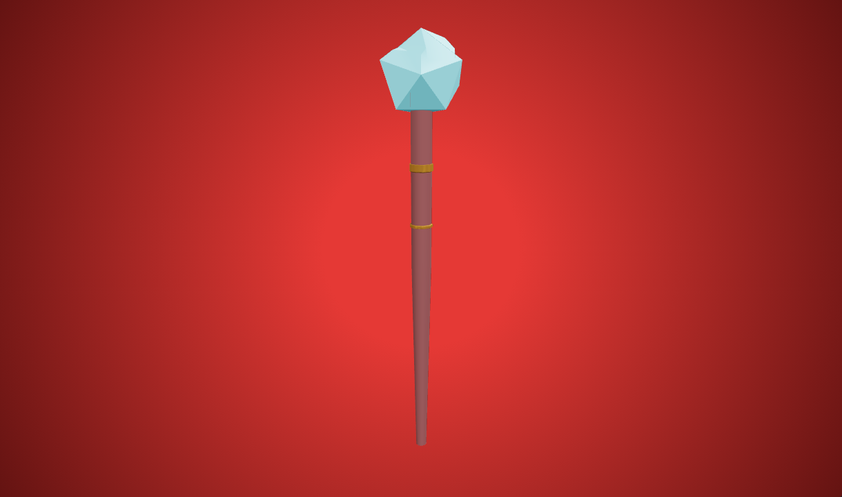 Magic Wand - Free 3D Model By khiem012156 - Poly Pizza