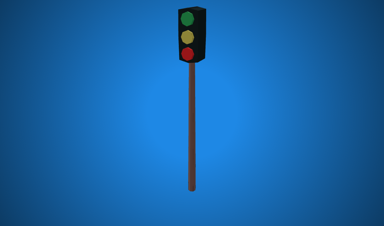Stoplight - Free 3D Model By Poly by Google - Poly Pizza